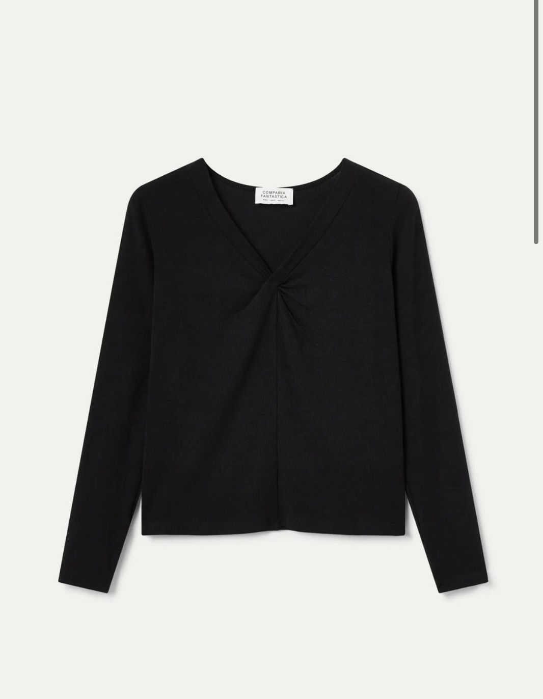 Blusa com efeito nó Preta